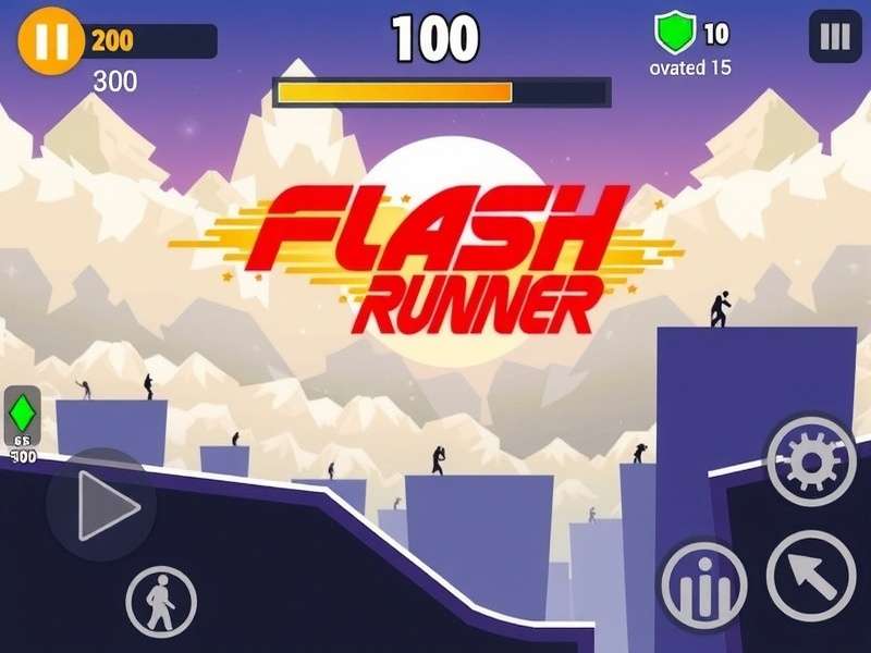 Flash Runner Pro Gameplay Screenshot
